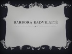 Barbora Radvilaitė projektas 1