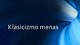 Klasicizmo menas