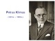 Petras Klimas skaidrės