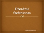 Džordžas Stefensonas 1