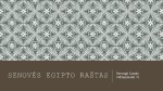 Senovės egipto raštas 1