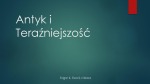 Antyk i Teraźniejszość 1