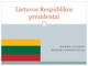 LR Prezidentai skaidrės
