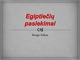 Egiptiečių pasiekimai
