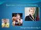 Garsūs Lietuvos žmonės skaidrės