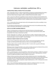 Lietuvos valstybės susikūrimas konspektas 1