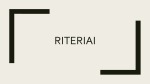 Riterystė 1