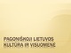 Pagoniškoji Lietuvos kultūra ir visuomenė 