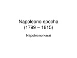 Napoleono epocha projektas 1