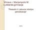 Pasaulio ir Lietuvos istorijos periodizacija