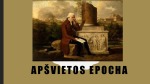 Apšvietos epochos bruožai 1