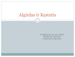 Kunigaikščiai: Algirdas ir Kęstutis projektas 1