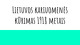 Lietuvos kariuomenės kūrimas 1918 metais