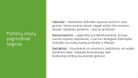 Politinės srovės projektas 3