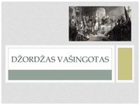 Džordžas Vašingtonas biografija 1