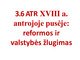 ATR XVIII a. antrojoje pusėje: reformos ir valstybės žlugimas