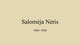 Sovietinė okupacija ir Salomėja Nėris