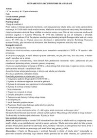 Konspekty na Historię: Czas rewolucji 1