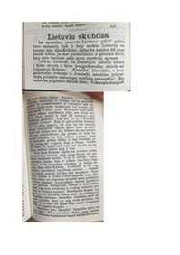 Pasirinkto straipsnio recenzija „Aušroje“ 3