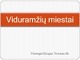 Viduramžių miestai skaidrės