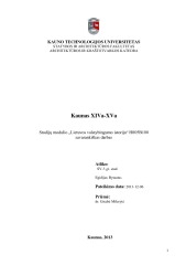 Kauno istorija referatas Kaunas XIVa. - XVa. 1