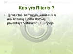 Riteris vidurmamžiais 2