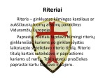 Riterių pasaulis 3