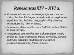 Renesansas Lietuvoje ir pasaulyje 3