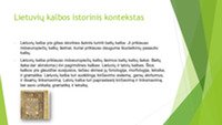 Lietuvių kalbos unikalumas skaidrės 3