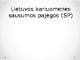 Lietuvos kariuomenės sausumos pajėgos (SP)