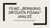 „Berniukas dryžuota pižama“ kino filmo analizė 1
