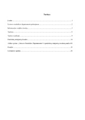„Lietuvos statistikos departamentas“ informacijos vadybos mokslinis tyrimas 1