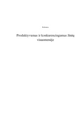 Produktyvumas ir konkurencingumas žinių visuomenėje 1