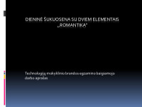 Dieninė šukuosena su dviem elementais „Romantika“ 1