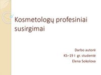Kosmetologų profesiniai susirgimai 1