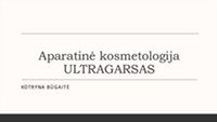 Ultragarsas kosmetologijoje skaidrės 1