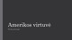 Amerikos virtuvė