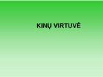 Kinu virtuvė skaidrės 1