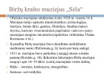 Biržų rajono muziejai skaidrės 2