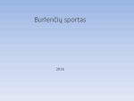 Burlenčių sportas 1