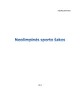 Neolimpinės sporto šakos