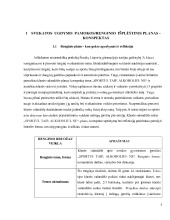 Sveikatos ugdymo pamokos - renginio išplėstinis planas - konspektas 3