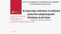 Kvėpavimo sistemos svarbiausi pokyčiai adaptuojantis fiziniams krūviams skaidrės 1