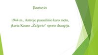 Skaidrės apie Kauno Žalgirį 2