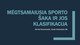 Mėgstamiausia sporto šaka ir jos klasifikacija: Tinklinis