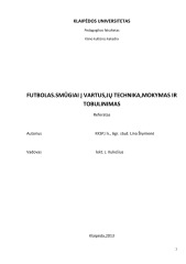 Futbolas 1