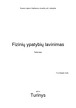 Fizinių ypatybių lavinimas