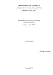 Fizinis aktyvumas referatas 1