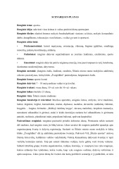 Sporto renginio scenarijus 1