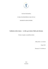 Judėjimo aktyvumas - sveiko gyvenimo privalumas 1